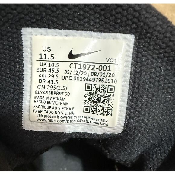 Nike Shoes Men's  11.5 Kyrie Flytrap 4 Basketball Sneakers Black Lace CT1972-001 - Picture 2 of 7